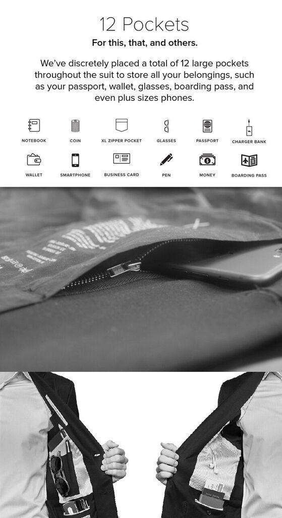 Image from X Suit: The Stretchy, Self-Cleaning Suit From the Future