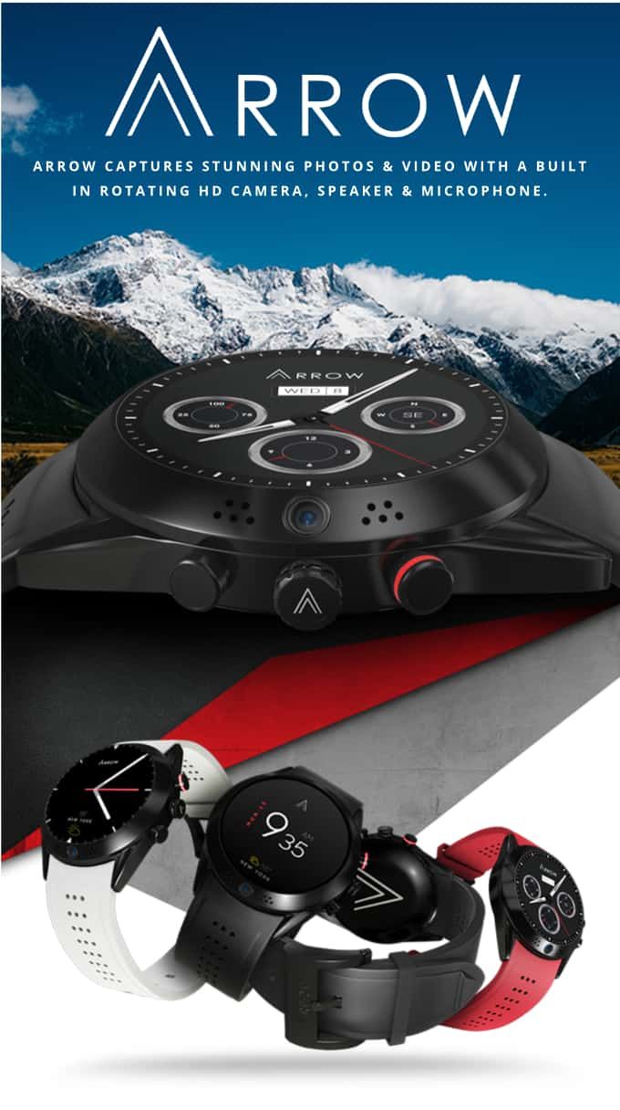 Arrow Smartwatch built in camera