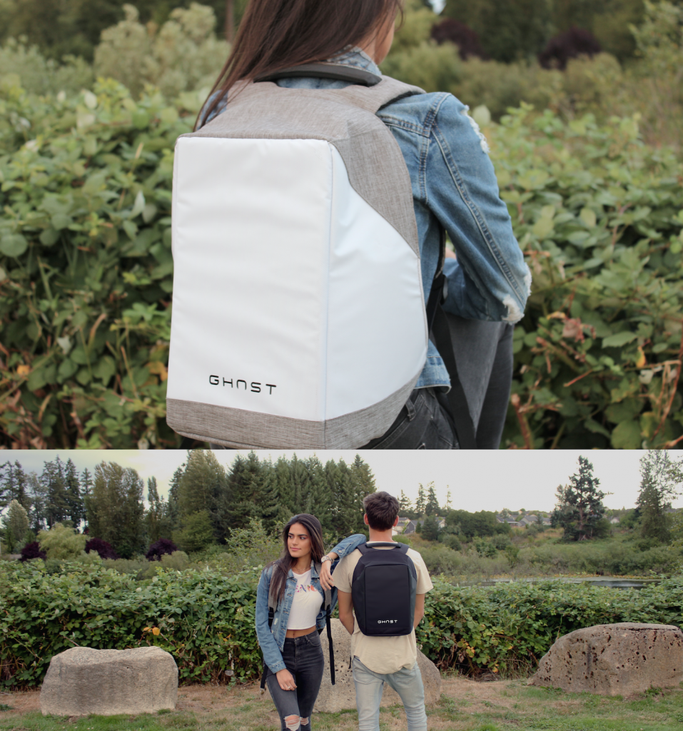 ghost theft-proof, waterproof, tracking, unisex backpack