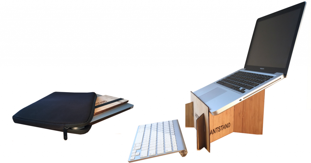 bamboo laptop stand