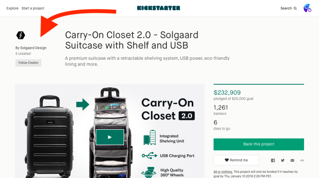 Image from How to Tell if a Kickstarter Campaign is Legitimate