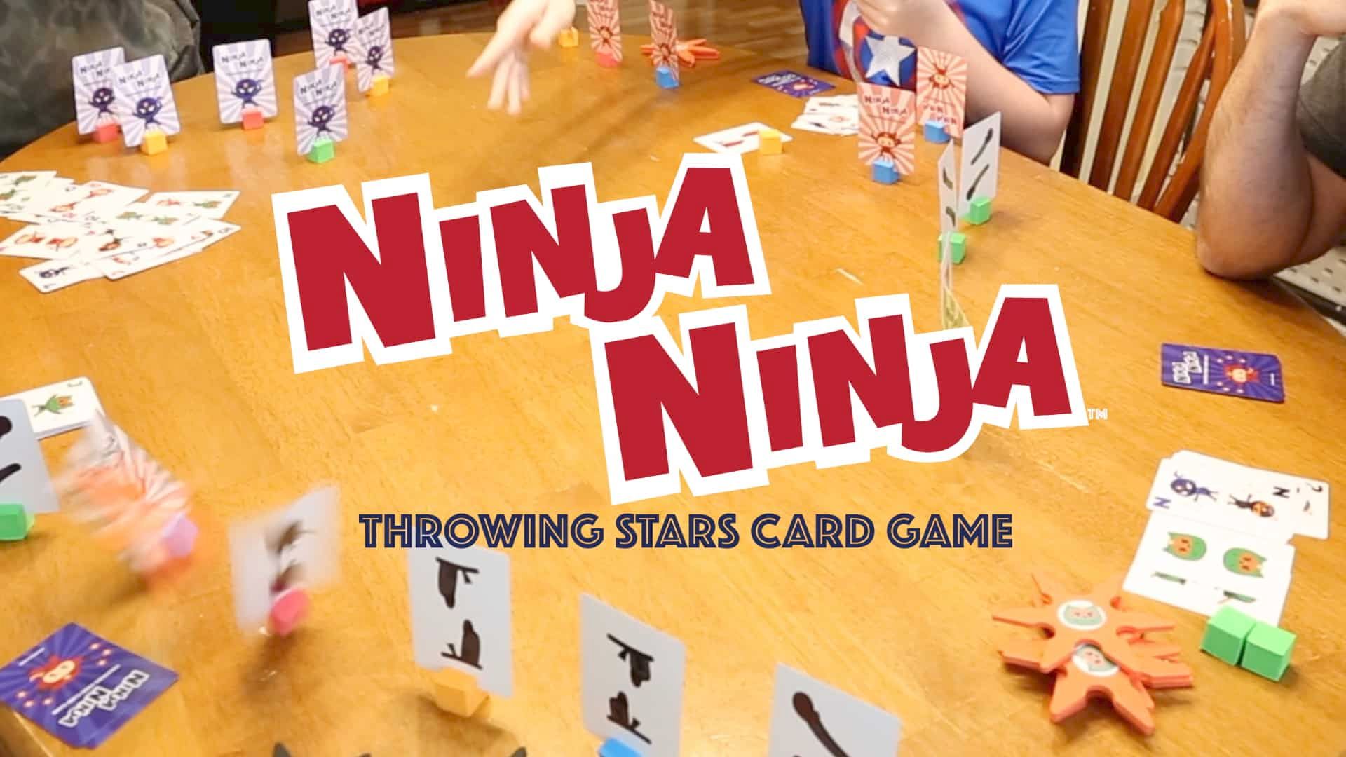 This Card Game Includes THROWING STARS - Ninja Ninja