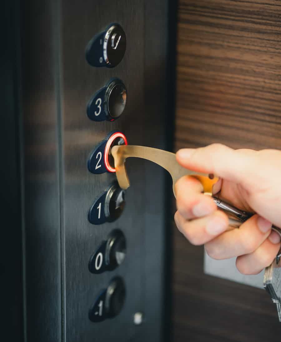 The Immunikey Helps you Avoid Germy Surfaces