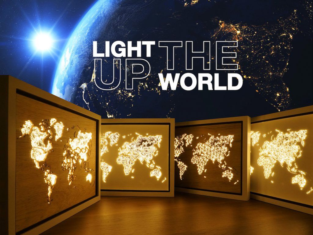 Image from World Light - Illuminated Wall Art Inspired by Space