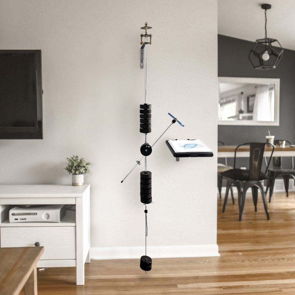 Image from Penduloz - The Gravity-Powered Geometric Drawing Machine