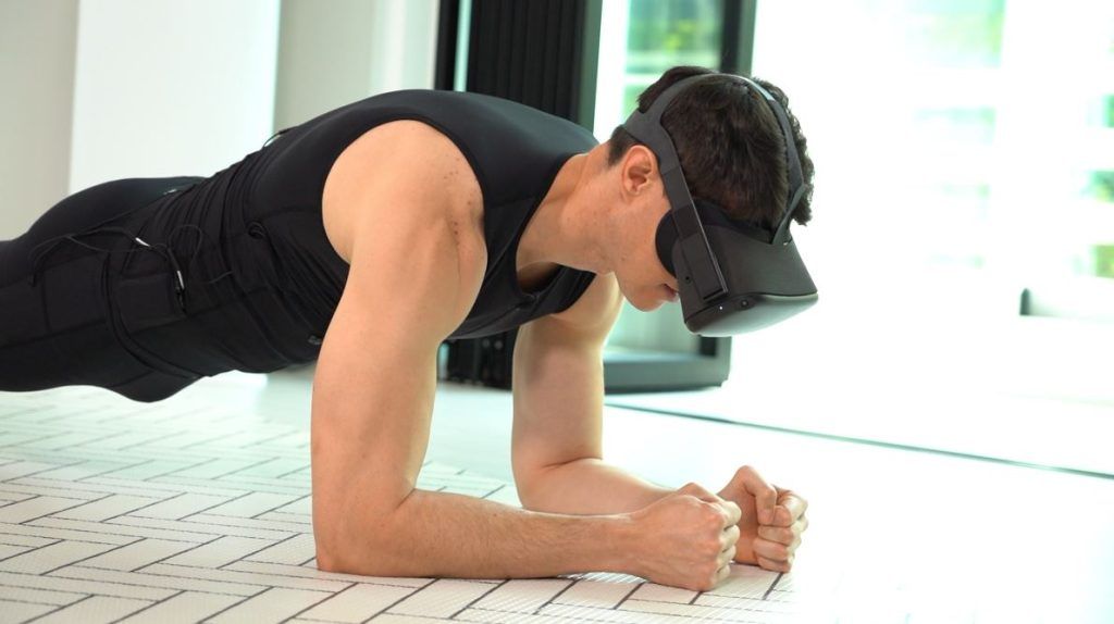 Image from ElecSuit Haptic Bodysuit for Fitness and VR Gaming
