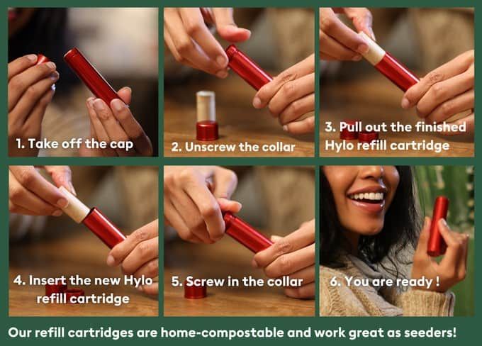Image from Hylo Zero Waste Refillable Lip Balm
