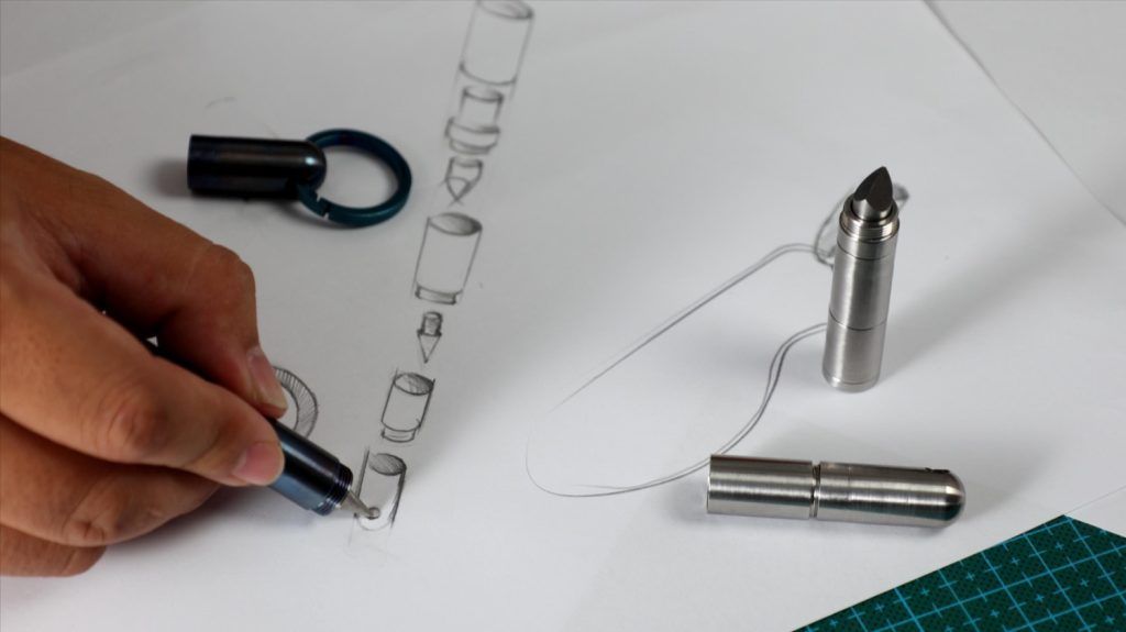 Image from T-Mation Customizable Titanium EDC Tool