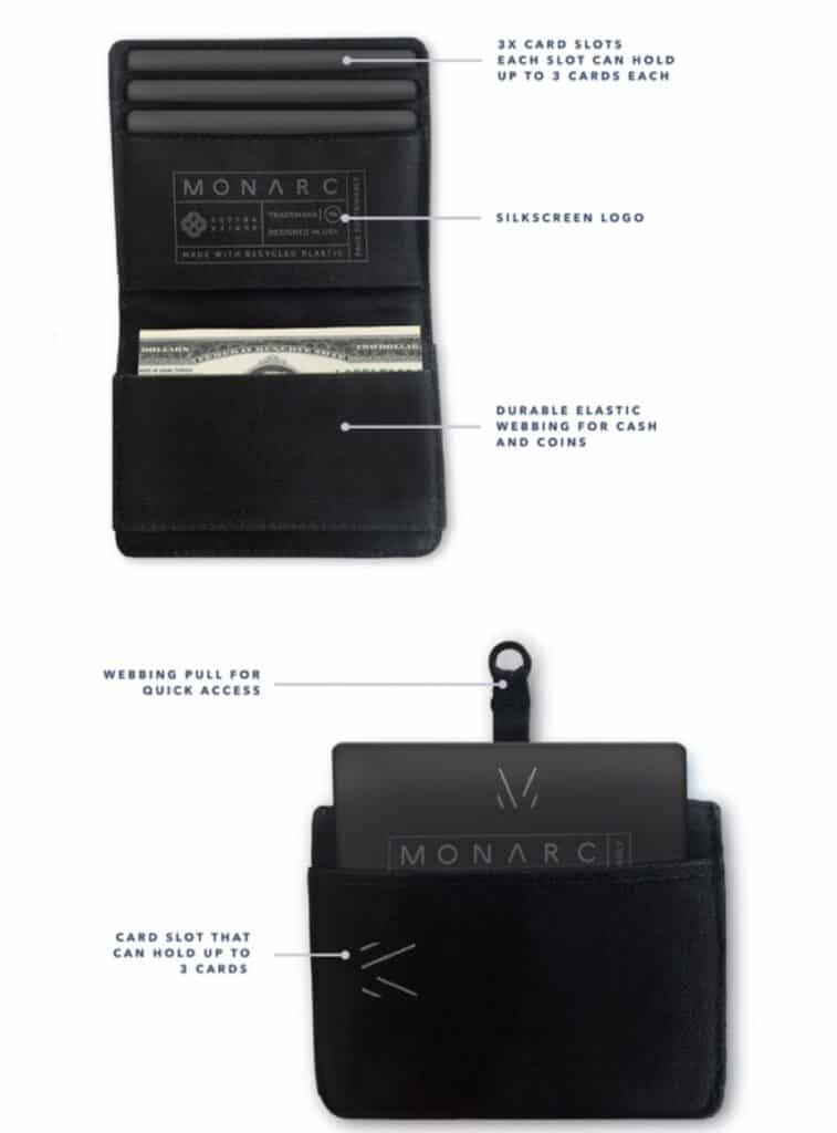 Image from Monarc Plastic Negative Settra Sling and Wallet