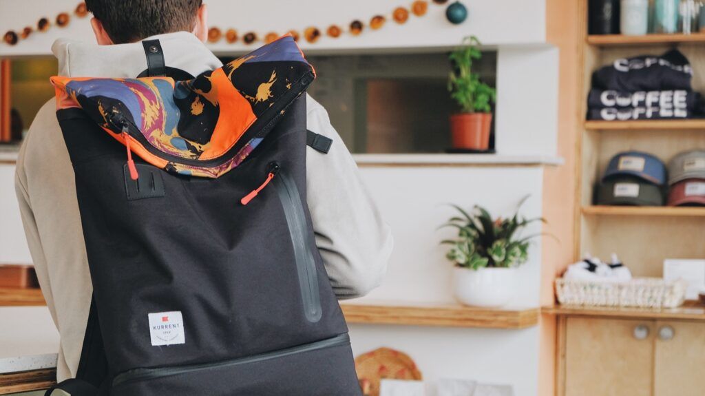 Image from Kurrent Supply Customizable Rolltop Backpack