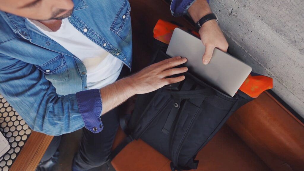 Image from Kurrent Supply Customizable Rolltop Backpack