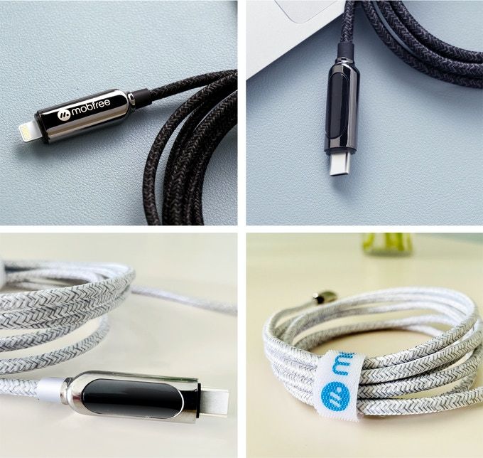 Image from PixelCable Adds a Customizable Display to USB Cables