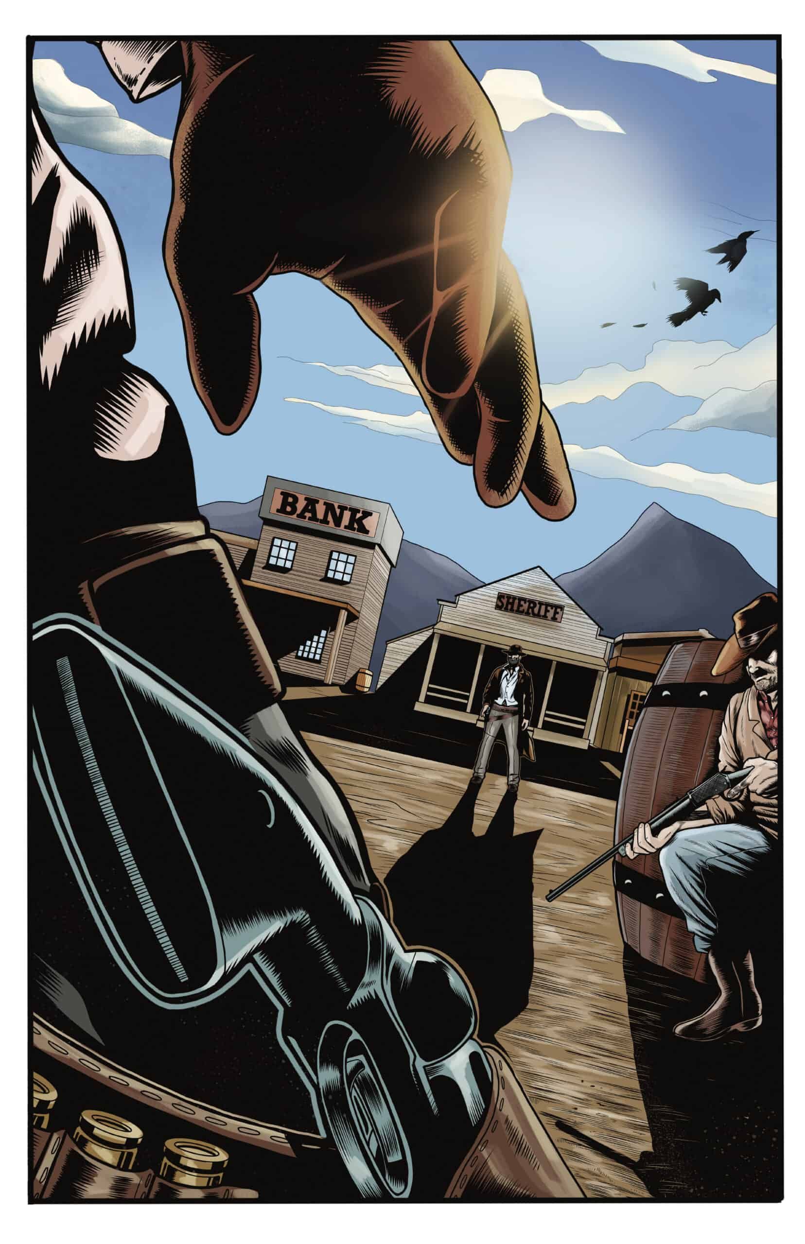 Image from A Debt to the Ceaseless Reaper: A Gothic Western Comic Book