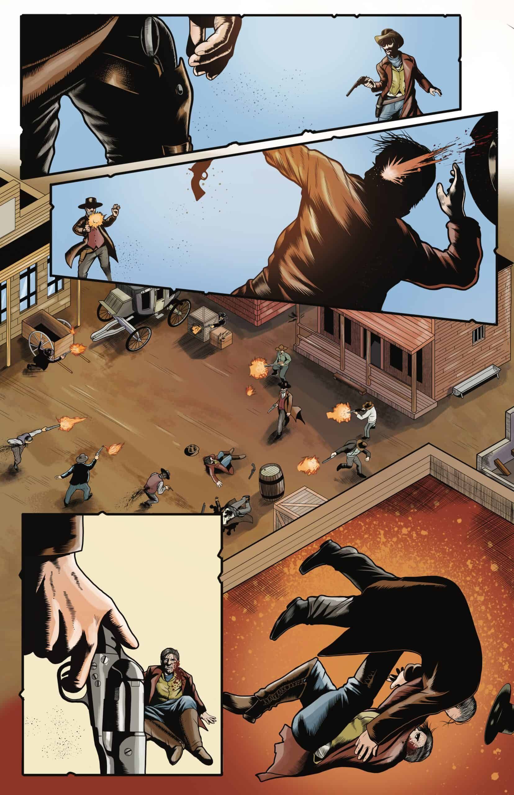 Image from A Debt to the Ceaseless Reaper: A Gothic Western Comic Book