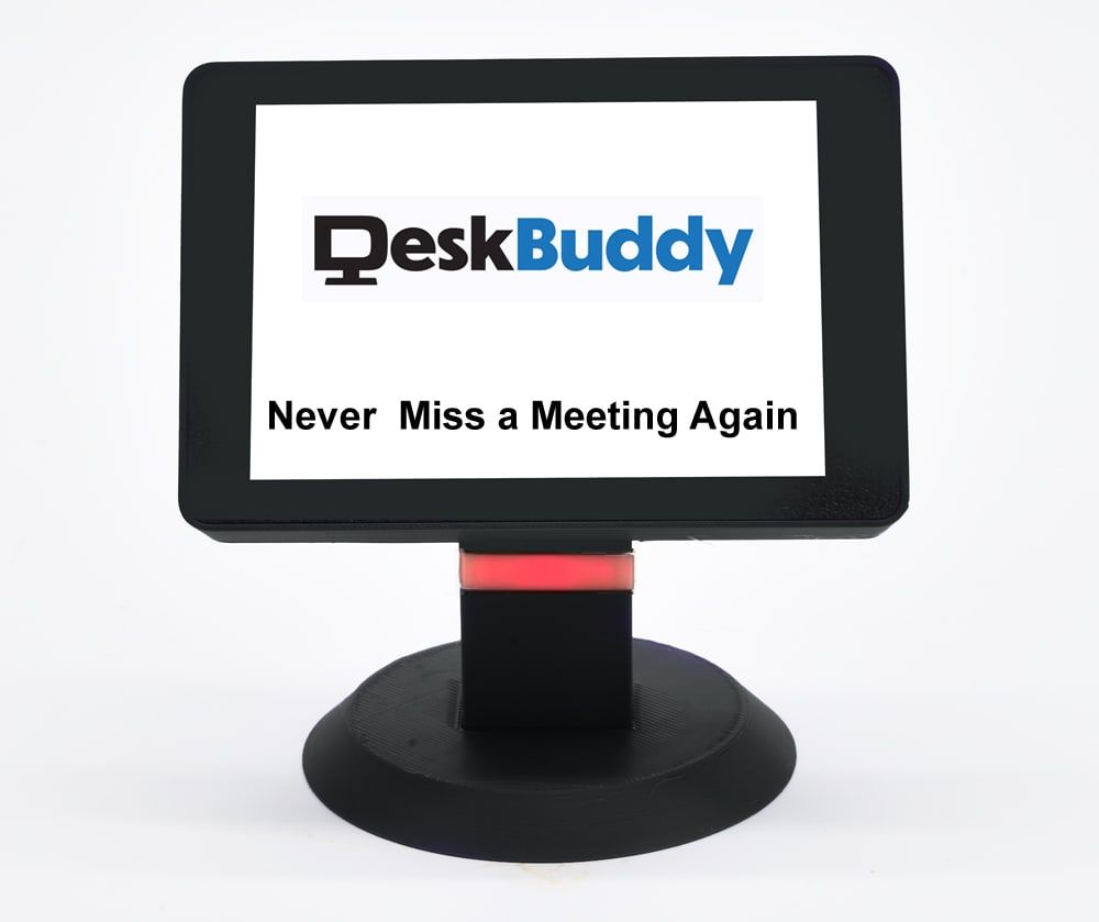 DeskBuddy: A Stylish Sidekick for Meeting Reminders!