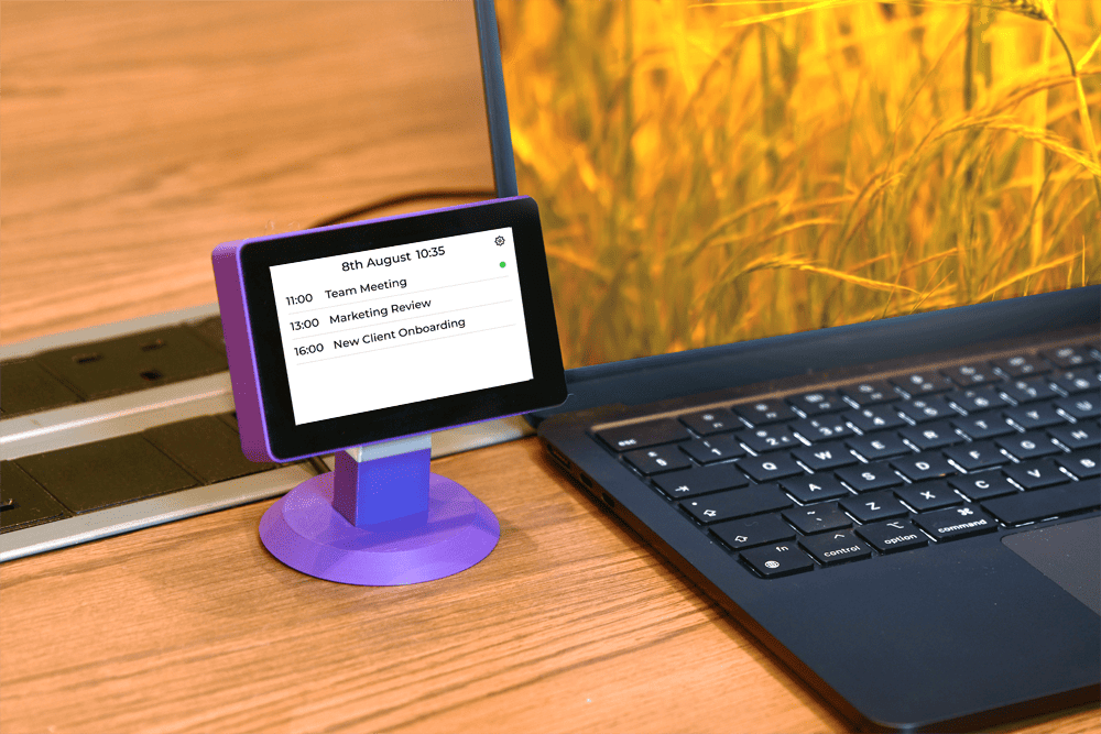Image from DeskBuddy: A Stylish Sidekick for Meeting Reminders!