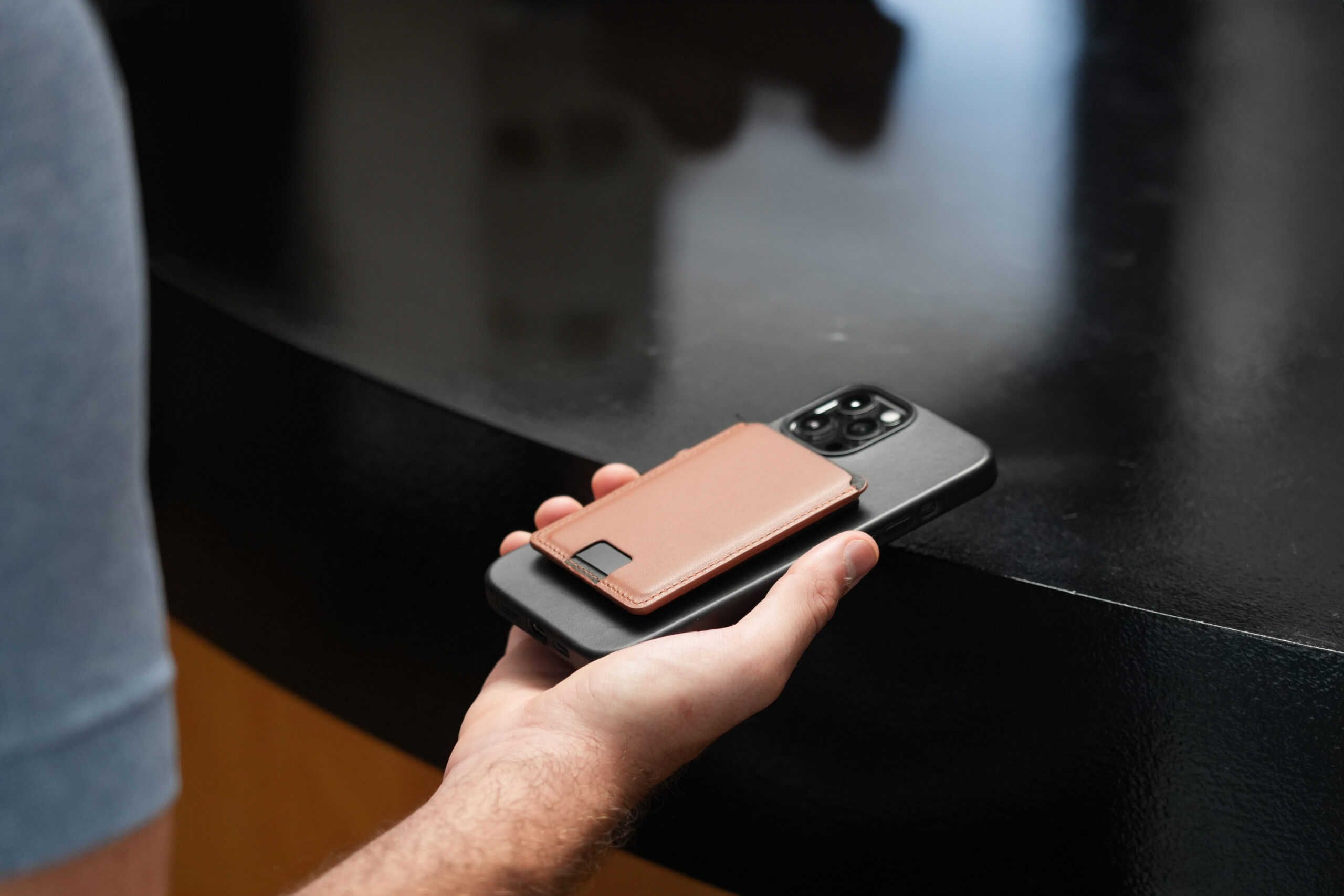 Image from Flip, Tap, Stand: MagSafe ID Card Holder