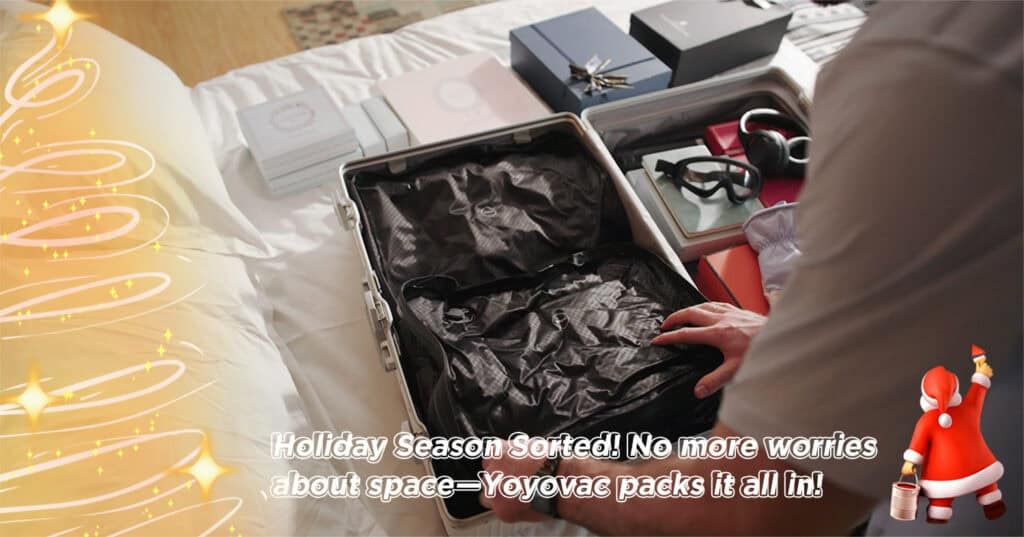 Image from Yoyovac: Pack smarter, travel lighter! Avoid fees, track your gear, and save space effortlessly!