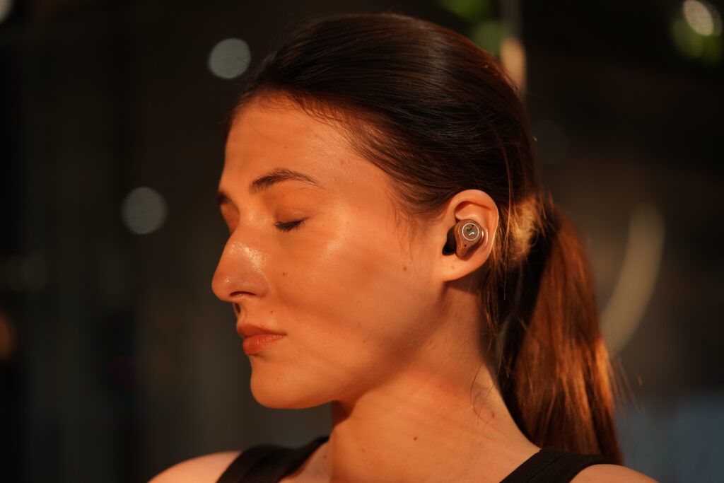 Image from The PIN: Luxury Wooden Earbuds With Built-In AI Translation
