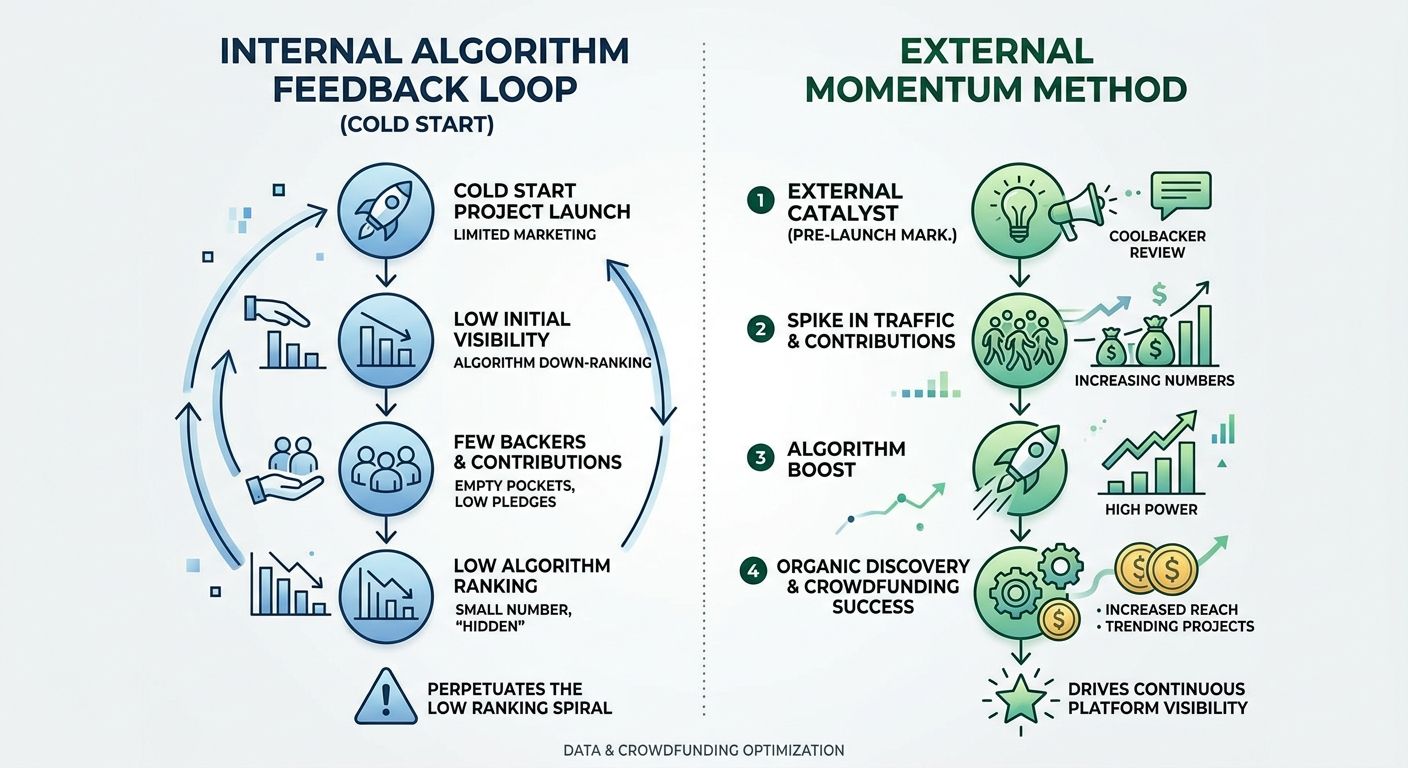 Image from Kickstarter Campaign Visibility Boost Methods: Proven Hacks to Get Noticed