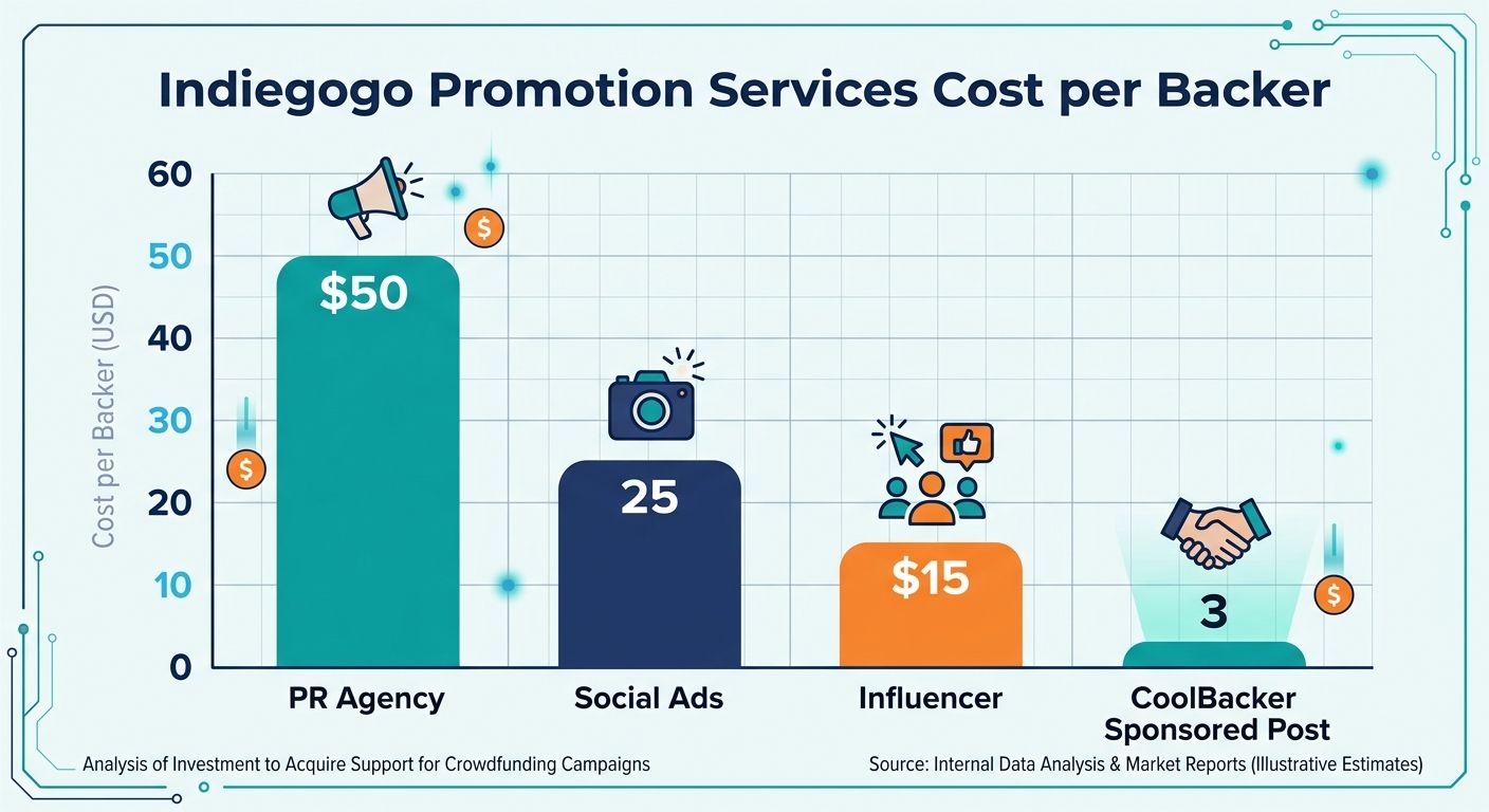 Image from Indiegogo Promotion Services Cost Comparison: Best Value for Creators in 2026
