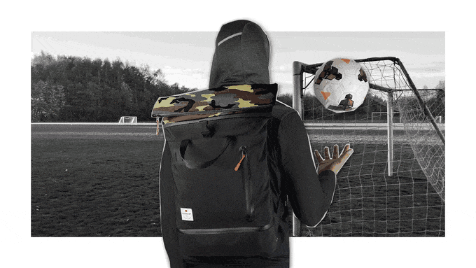 Image from Kurrent Supply Customizable Rolltop Backpack